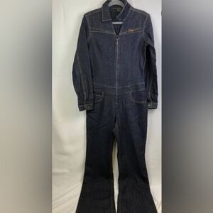 FUBU Dark Blue Denim Jumpsuit